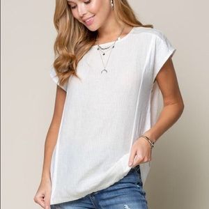 White Linen Top